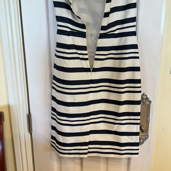 Blue and White Striped Dress - Picture 4 of 8